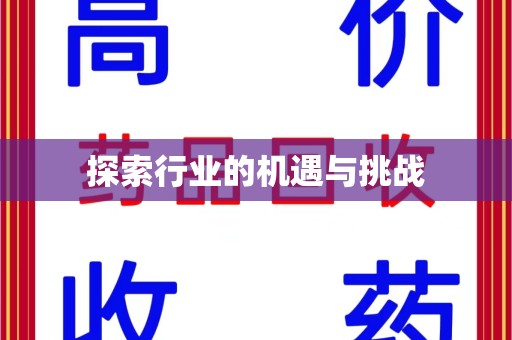 全国探索行业的机遇与挑战