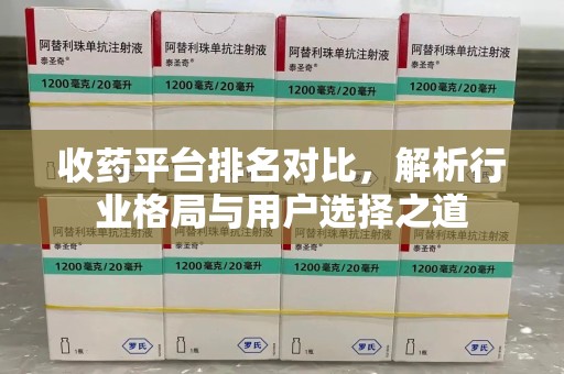 全国收药平台排名对比，解析行业格局与用户选择之道